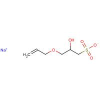 52556-42-0 sodium;2-hydroxy-3-prop-2-enoxypropane-1-sulfonate chemical structure