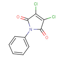 3876-05-9 3,4-dichloro-1-phenylpyrrole-2,5-dione chemical structure