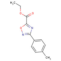 91393-16-7 ethyl 3-(4-methylphenyl)-1,2,4-oxadiazole-5-carboxylate chemical structure