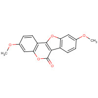 3172-99-4 3,9-dimethoxy-[1]benzofuro[3,2-c]chromen-6-one chemical structure