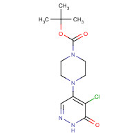 1062118-80-2 tert-butyl 4-(5-chloro-6-oxo-1H-pyridazin-4-yl)piperazine-1-carboxylate chemical structure