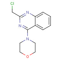 668276-06-0 4-[2-(chloromethyl)quinazolin-4-yl]morpholine chemical structure