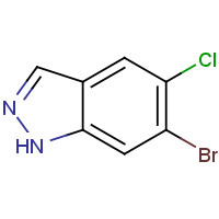 1305208-02-9 6-bromo-5-chloro-1H-indazole chemical structure