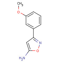 119162-46-8 3-(3-methoxyphenyl)-1,2-oxazol-5-amine chemical structure