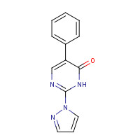 1343459-86-8 5-phenyl-2-pyrazol-1-yl-1H-pyrimidin-6-one chemical structure