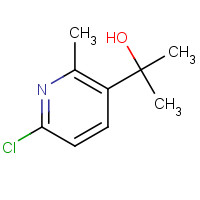 1093880-32-0 2-(6-chloro-2-methylpyridin-3-yl)propan-2-ol chemical structure