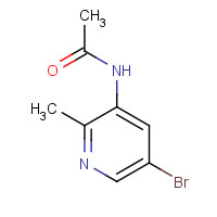 1301214-71-0 N-(5-bromo-2-methylpyridin-3-yl)acetamide chemical structure