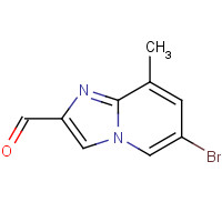 881841-46-9 6-bromo-8-methylimidazo[1,2-a]pyridine-2-carbaldehyde chemical structure