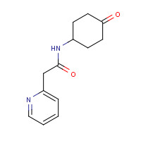 1334402-48-0 N-(4-oxocyclohexyl)-2-pyridin-2-ylacetamide chemical structure