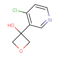 1454913-88-2 3-(4-chloropyridin-3-yl)oxetan-3-ol chemical structure