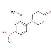 1453213-49-4 1-(2-methoxy-4-nitrophenyl)piperidin-4-one chemical structure