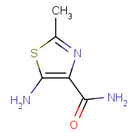 5021-68-1 5-amino-2-methyl-1,3-thiazole-4-carboxamide chemical structure