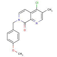 943606-51-7 4-chloro-7-[(4-methoxyphenyl)methyl]-3-methyl-1,7-naphthyridin-8-one chemical structure