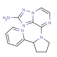 1360612-78-7 8-(2-pyridin-2-ylpyrrolidin-1-yl)-[1,2,4]triazolo[1,5-a]pyrazin-2-amine chemical structure