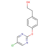 1380430-07-8 2-[4-(5-chloropyrimidin-2-yl)oxyphenyl]ethanol chemical structure