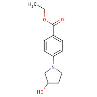 134054-95-8 ethyl 4-(3-hydroxypyrrolidin-1-yl)benzoate chemical structure