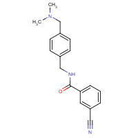 325125-57-3 3-cyano-N-[[4-[(dimethylamino)methyl]phenyl]methyl]benzamide chemical structure