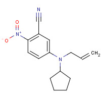 821776-46-9 5-[cyclopentyl(prop-2-enyl)amino]-2-nitrobenzonitrile chemical structure