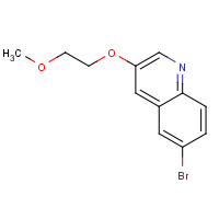 1197377-87-9 6-bromo-3-(2-methoxyethoxy)quinoline chemical structure