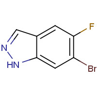 1286734-85-7 6-bromo-5-fluoro-1H-indazole chemical structure