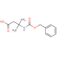 51219-55-7 3-methyl-3-(phenylmethoxycarbonylamino)butanoic acid chemical structure