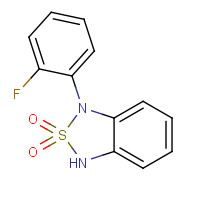 1033224-74-6 3-(2-fluorophenyl)-1H-2$l^{6},1,3-benzothiadiazole 2,2-dioxide chemical structure