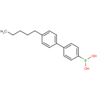121554-18-5 [4-(4-pentylphenyl)phenyl]boronic acid chemical structure