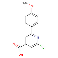 924645-94-3 2-chloro-6-(4-methoxyphenyl)pyridine-4-carboxylic acid chemical structure
