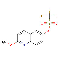 623147-08-0 (2-methoxyquinolin-6-yl) trifluoromethanesulfonate chemical structure