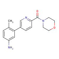 1207878-05-4 [5-(5-amino-2-methylphenyl)pyridin-2-yl]-morpholin-4-ylmethanone chemical structure