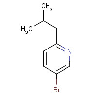 701934-82-9 5-bromo-2-(2-methylpropyl)pyridine chemical structure
