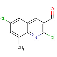 938138-94-4 2,6-dichloro-8-methylquinoline-3-carbaldehyde chemical structure