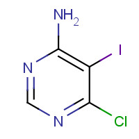 353272-15-8 6-chloro-5-iodopyrimidin-4-amine chemical structure