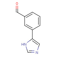 179056-81-6 3-(1H-imidazol-5-yl)benzaldehyde chemical structure
