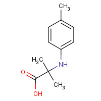 117755-94-9 2-methyl-2-(4-methylanilino)propanoic acid chemical structure