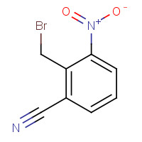 93213-75-3 2-(bromomethyl)-3-nitrobenzonitrile chemical structure