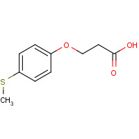 18333-20-5 3-(4-methylsulfanylphenoxy)propanoic acid chemical structure