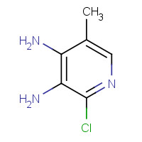 18232-91-2 2-chloro-5-methylpyridine-3,4-diamine chemical structure