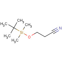 89923-33-1 3-[tert-butyl(dimethyl)silyl]oxypropanenitrile chemical structure