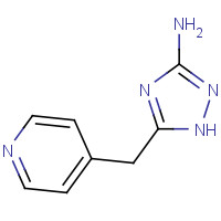 83417-26-9 5-(pyridin-4-ylmethyl)-1H-1,2,4-triazol-3-amine chemical structure