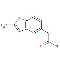 152150-39-5 2-(2-methyl-1-benzofuran-5-yl)acetic acid chemical structure