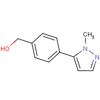 179055-18-6 [4-(2-methylpyrazol-3-yl)phenyl]methanol chemical structure