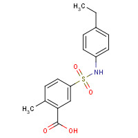 1285997-48-9 5-[(4-ethylphenyl)sulfamoyl]-2-methylbenzoic acid chemical structure