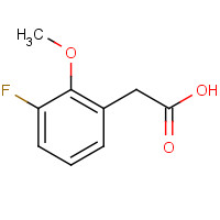 1017778-30-1 2-(3-fluoro-2-methoxyphenyl)acetic acid chemical structure