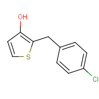 1350834-88-6 2-[(4-chlorophenyl)methyl]thiophen-3-ol chemical structure