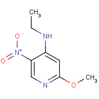 607373-90-0 N-ethyl-2-methoxy-5-nitropyridin-4-amine chemical structure
