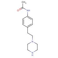 179534-85-1 N-[4-(2-piperazin-1-ylethyl)phenyl]acetamide chemical structure