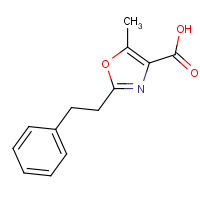 265128-39-0 5-methyl-2-(2-phenylethyl)-1,3-oxazole-4-carboxylic acid chemical structure