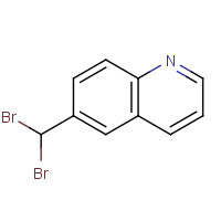 872264-38-5 6-(dibromomethyl)quinoline chemical structure