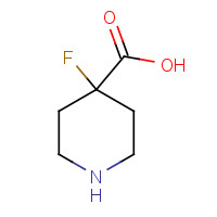 1187087-08-6 4-fluoropiperidine-4-carboxylic acid chemical structure